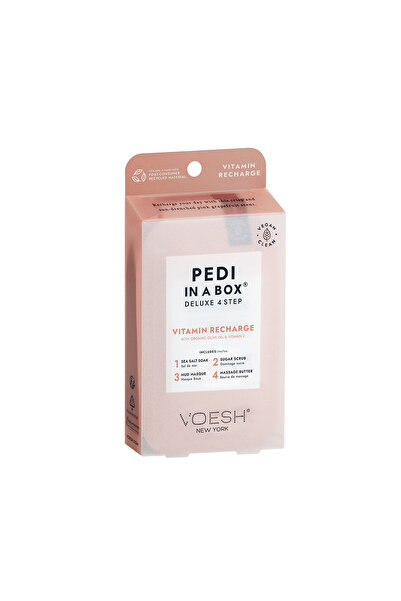 Genel Markalar New York Pedi In A Box Deluxe Pedikür 4 Adımlı Set Vitamin