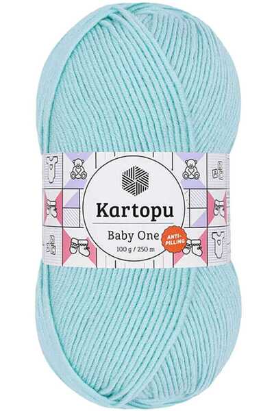 Kartopu قطعة واحدة من الصوف الأزرق المحبوك من بيبي ون - بدون بيلينغ K578