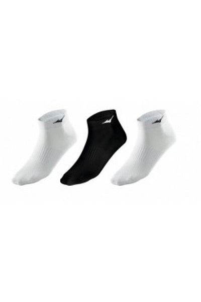 MIZUNO Унисекс чорапи за тренировка Mid 3p, бели/черни