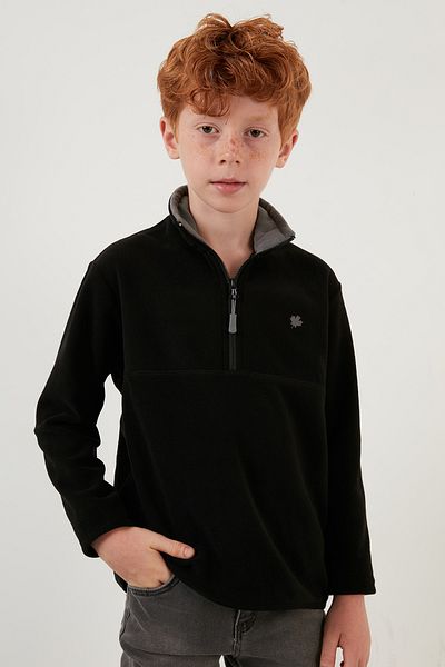 Lela Μαλακή υφή με φερμουάρ γιακάς Winter Fleece Unisex Παιδικό Fleece 5905002