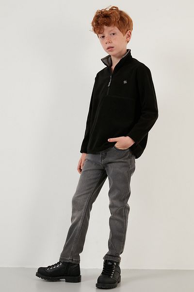 Lela Μαλακή υφή με φερμουάρ γιακάς Winter Fleece Unisex Παιδικό Fleece 5905002