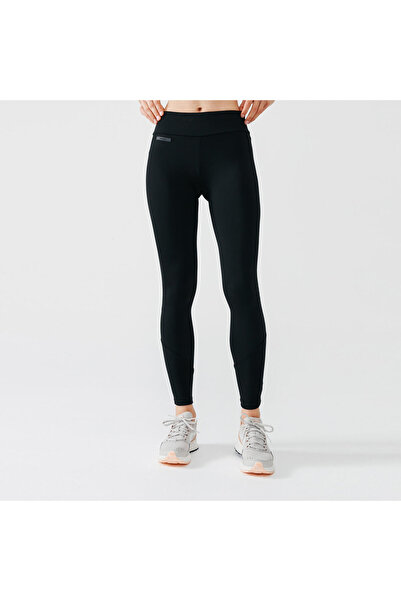 Decathlon Kadın Koşu Taytı - Siyah - Warm