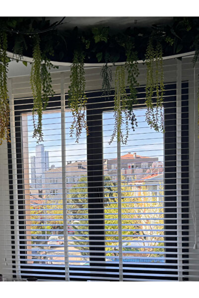 Özel Jaluzi Beyaz 50 MM Ahşap Görünümlü Jaluzi