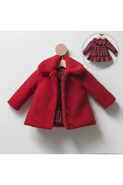 Cumino Red Plaid Dress-Mont Set