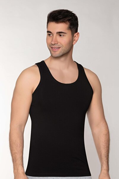 DOWRY Men's Combed Athlete Black XXL 2XL