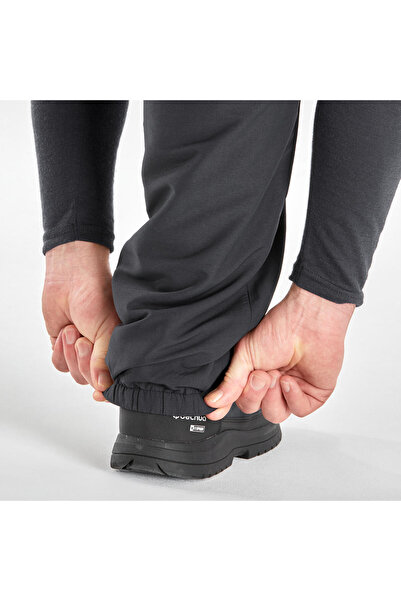 Decathlon Men's Waterproof and Warm Outdoor Trousers - Gray - Sh100