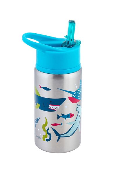 Stephen Joseph 530 ml Stainless Steel Shark - Age 3
