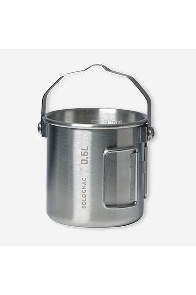 Decathlon Stainless Steel Cup - 60 Cl for Hunting and Nature Observation