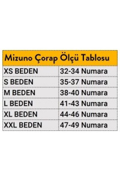 MIZUNO Унисекс чорапи за тренировка Mid 3p, бели/черни