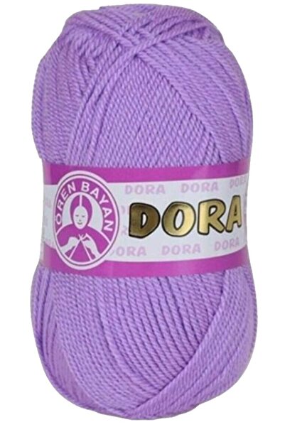 YILTER Dora Fir de lână pentru tricotat manual 100 gr 056 Liliac