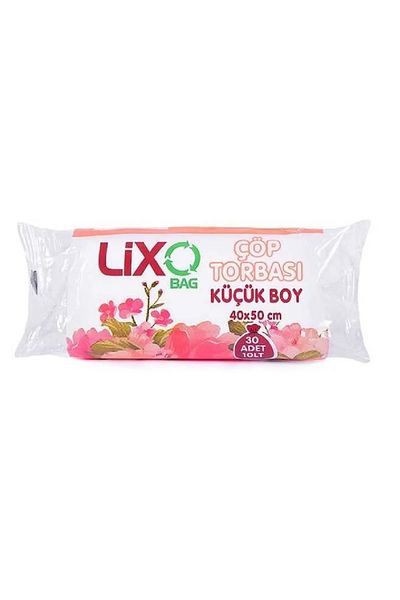 Angoravi Small Size Garbage Bag 40 x 50 cm 30 Pieces Roll x 1 Pack = 30 Pieces (Transparent)