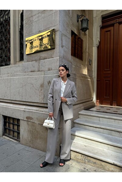 MYGİYİMİSTANBUL Комплект з піджака та брюк Палаццо