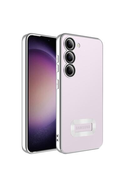 Fibaks Samsung Galaxy S23 Plus Kılıf Kamera Lens Korumalı Şeffaf Renkli Logo ...