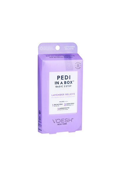 Voesh New York Pedi In A Box Basic Pedikür 3 Adımlı Set Lavanta