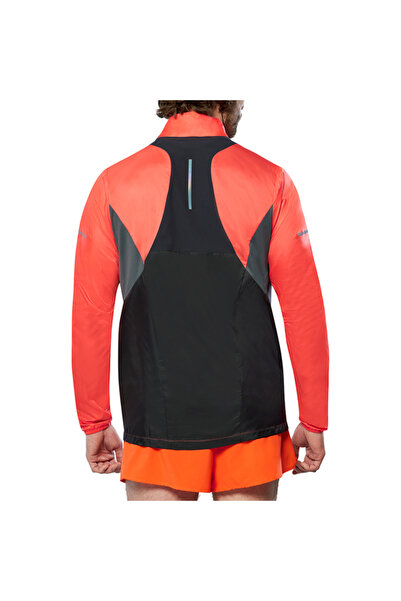 MIZUNO Aero Jacket Men's Raincoat Orange/Black