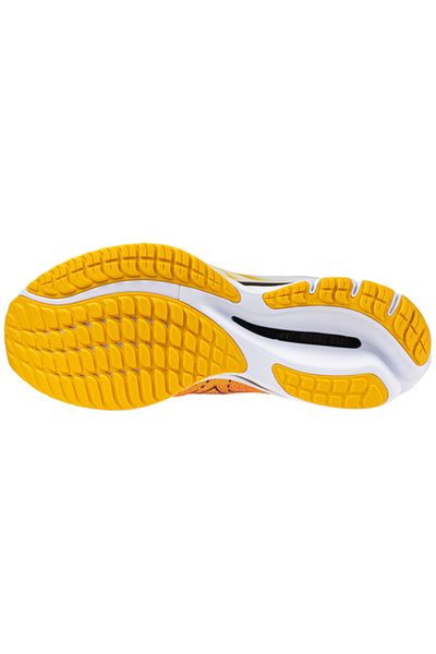 MIZUNO حذاء الجري Wave Rider 27 للرجال أصفر/أبيض