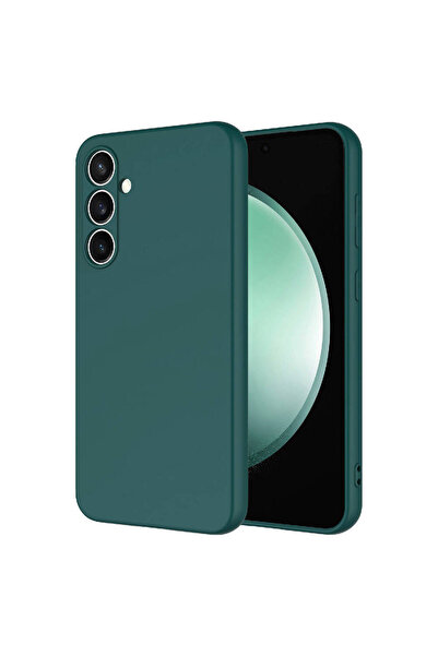 Fibaks Samsung Galaxy S23 FE Kılıf Kamera Çıkıntılı Içi Kadife Lansman Yumuşak Dokulu Silikon Kapak