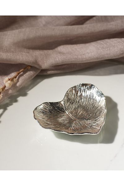Madame Coco Allison Decorative Plate - Silver