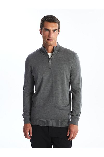 LC Waikiki Lcw Stand Collar Long Sleeve Men's Knitwear Sweater