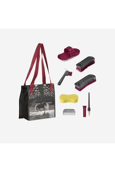 Decathlon Tımar Seti - Yetişkin - Mavi / Bordo