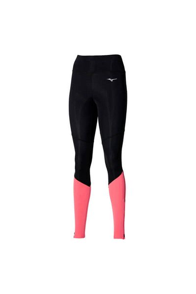 MIZUNO Core Long Γυναικείο Καλσόν Μαύρο/ροζ