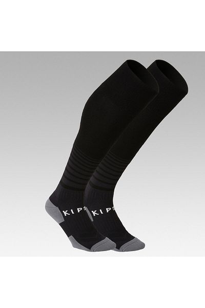 Decathlon Детски футболни чорапи / клинове / ботуши Kipsta - черни - Viralto Club