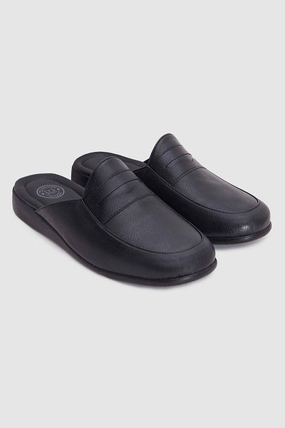 D'S Damat Ανδρικές παντόφλες Black Guest Dowry Groom Home