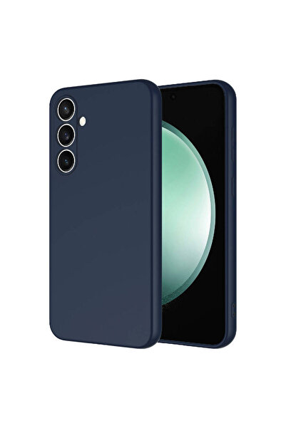 Fibaks Samsung Galaxy S23 FE Kılıf Kamera Çıkıntılı Içi Kadife Lansman Yumuşak Dokulu Silikon Kapak