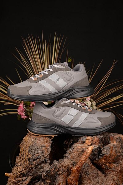 M.P. Men's Winter Waterproof, Guaranteed Non-Slip Sole Orthopedic Lightweight Comfortable Gray Style Sports Shoes