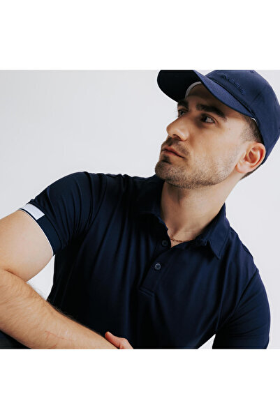 Decathlon Ανδρικό μπλουζάκι πόλο ιππασίας Fouganza - Μπλε