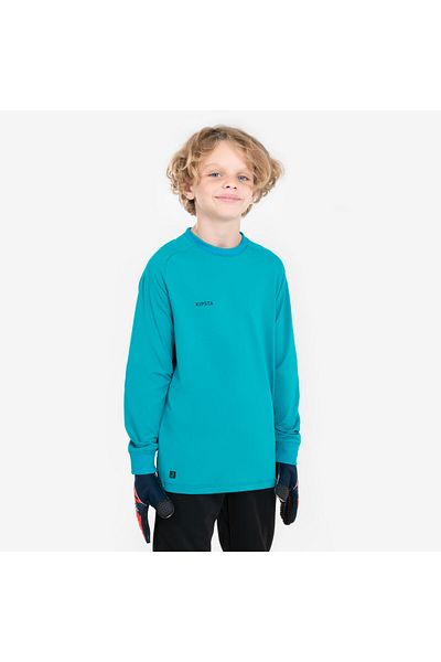 Decathlon Kipsta Kids Goalkeeper Jersey - Turquoise - F100