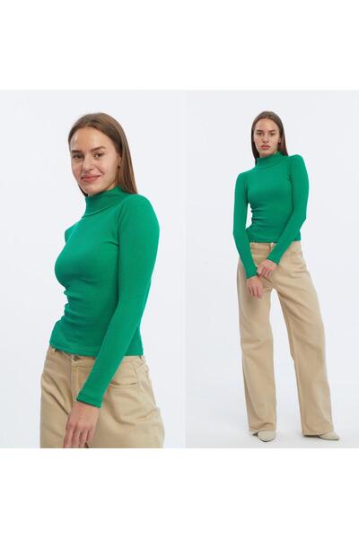 Wearflawless Γυναικεία πλεκτή μπλούζα με μακρυμάνικο ζιβάγκο