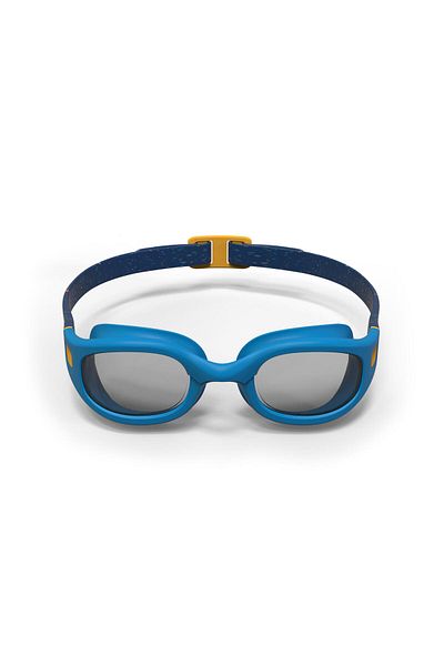 Decathlon Nabaiji Swimming Goggles - Small Size - Blue/Yellow - Transparent Glasses - Soft