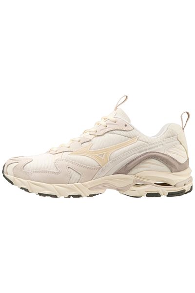 MIZUNO حذاء Wave Rider 10 للجنسين باللون الأبيض للاستخدام اليومي