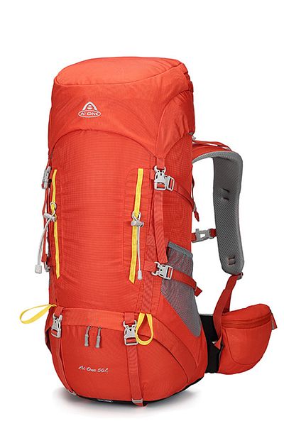 Go Veform 50 Liter Orange Outdoor Camping and Hiking Backpack - 8197