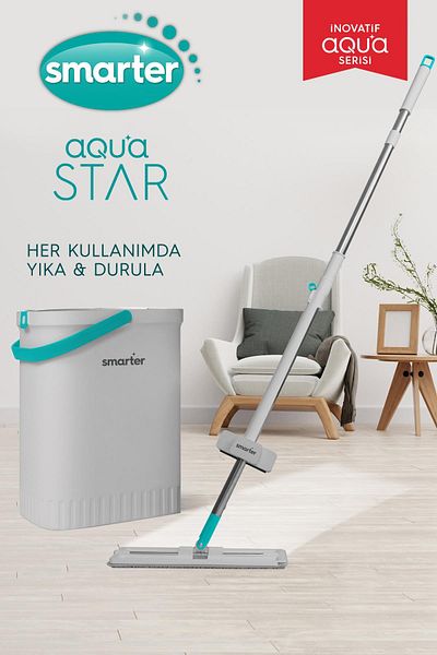 SMARTER Aqua Star Cleaning Set Tablet Mop Mop