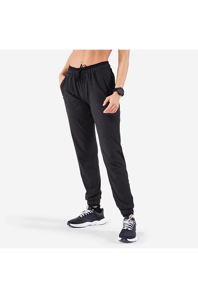 Decathlon Women's Running Sweatpants - Black - Dry