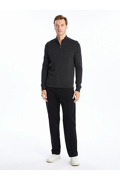 LC Waikiki Lcw Stand Collar Long Sleeve Men's Knitwear Sweater