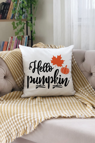 Evmila Jesen Tematske 43k43 Velvet Cushion Cover