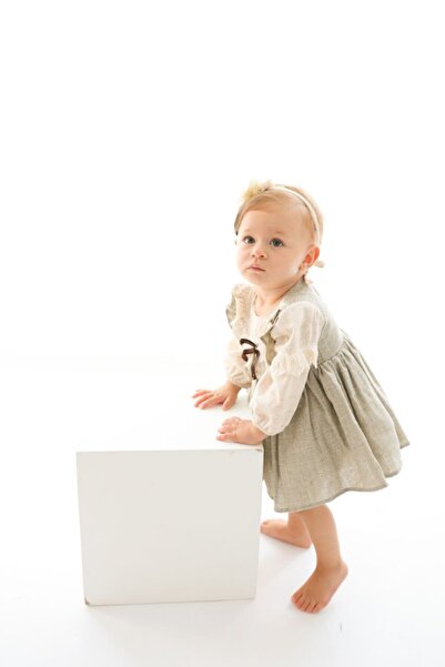 aysskids LUNA kız bebek özel gün doğumgünü bebek mevlüdü bayramlık elbise