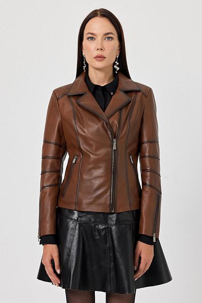 Deri Company Diana Tan Women's Leather Coat