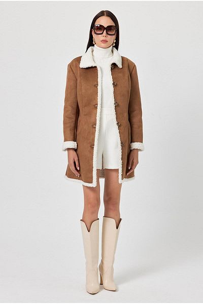 Deri Company Rona Tan Fur Coat