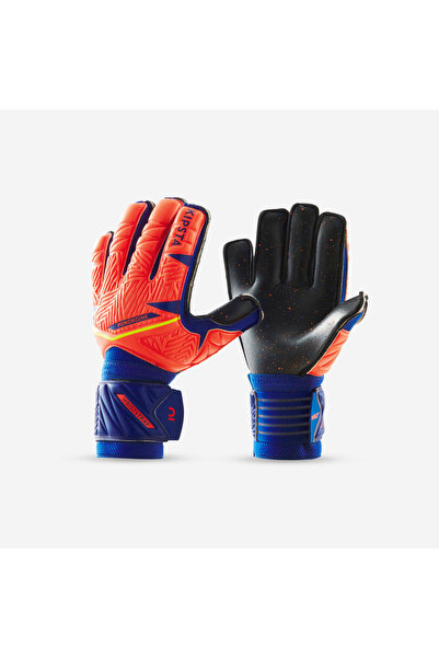 Decathlon Kipsta Çocuk Kaleci Eldiveni - Turuncu / Mavi - F500 Viralto Shielder