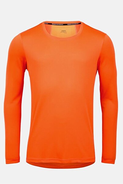 Tchibo Men Sportswear Fit Short Sleeve Training T-shirt, Orange