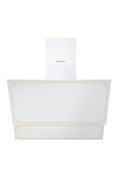 KUMTEL Rustik Beyaz Cam Davlumbaz Da6-835