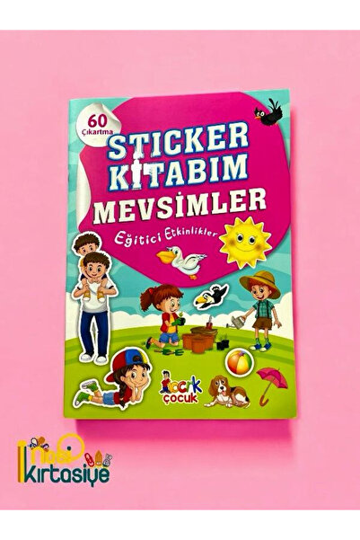 Nasip Kırtasiye Sticker Etkinlik Kitabım Mevsimler Temalı Eğitici Etkinlik Ki...