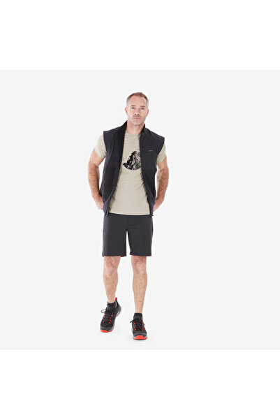 Decathlon Quechua Erkek Outdoor Tişört - Bej - MH500