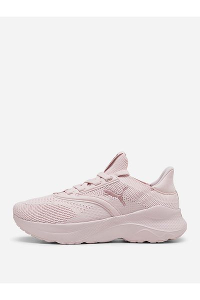 Puma Softride Mayve Wn s - شريحة منسوجة على شكل حيوان باللون الذهبي الوردي