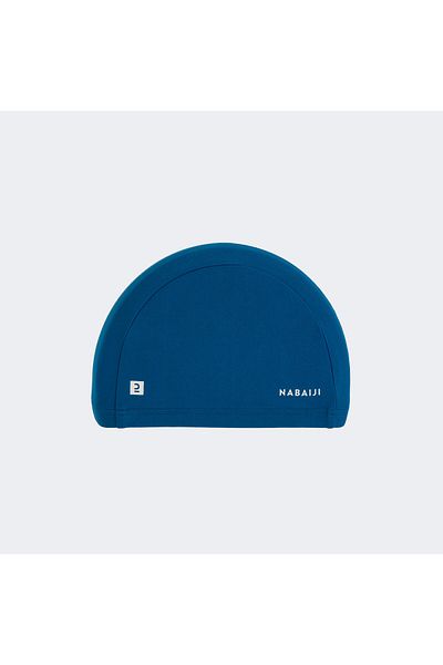 Decathlon Nabaiji Swimming Cap - Printed Fabric - Size S - Blue