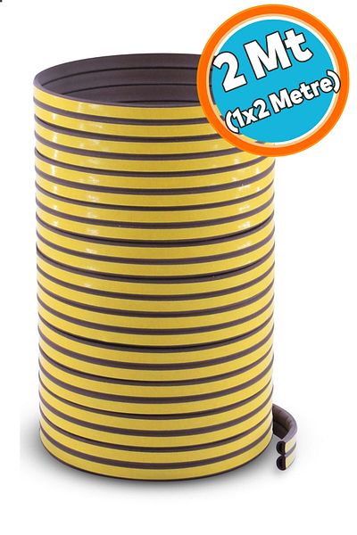 NZB Brown Door Window Tape Wick Adhesive Cold Insulation 1x2=2 Meters